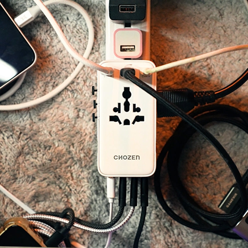 UltraFlux 205W 極速旅充 | 極速205W氮化鎵萬國插座